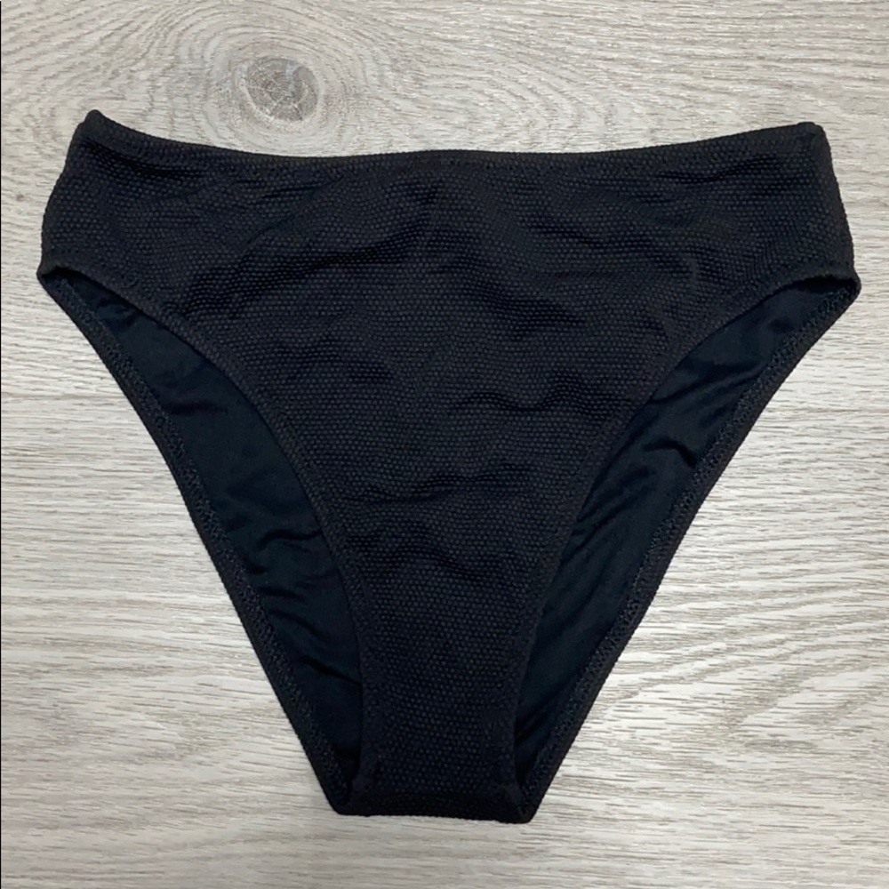 NWT Leith high waisted textured bikini bottom